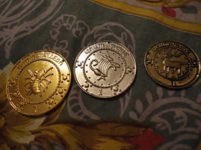 Лот: 5434211. Фото: 1. 3 Монеты из Гарри Поттера(Harry... Наборы монет