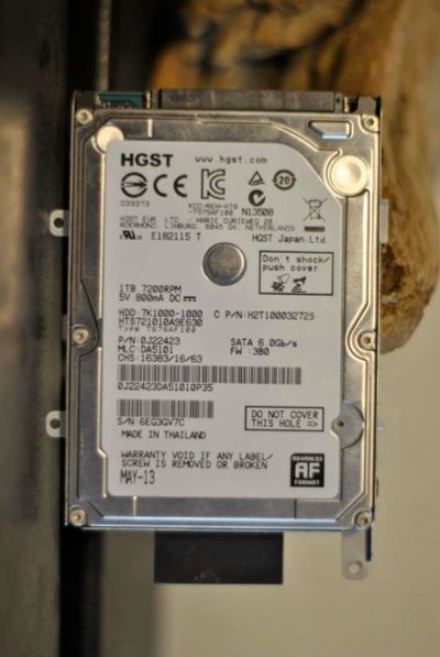 Лот: 9556280. Фото: 1. HDD 1Tb bad. Жёсткие диски (HDD)