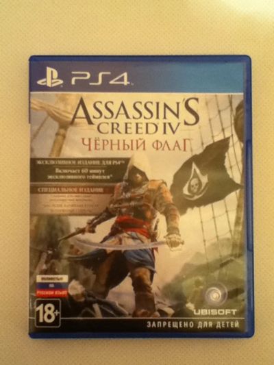 Лот: 4293942. Фото: 1. Ps4 Assassin's Creed IV: Black... Игры для консолей