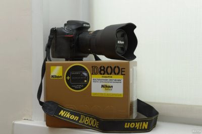 Лот: 15081389. Фото: 1. Nikon D800E + AF-S 24-70/2.8 G... Цифровые зеркальные