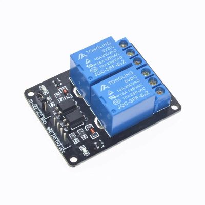 Лот: 9834033. Фото: 1. Arduino 2 реле модуль с гальванической... Микроконтроллеры