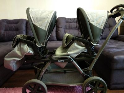 Лот: 12367039. Фото: 1. Коляска для двойни Peg-perego... Коляски