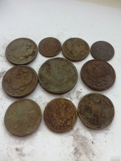 Лот: 15886014. Фото: 1. Набор неочищенных монет №4. Наборы монет