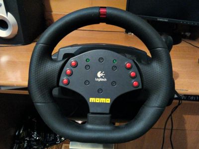 Лот: 5142510. Фото: 1. Logitech MOMO Racing Force Feedback... Рули, джойстики