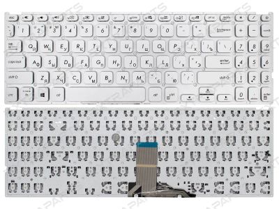 Лот: 24843065. Фото: 1. Клавиатура для Asus X515JA серебро. Клавиатуры для ноутбуков