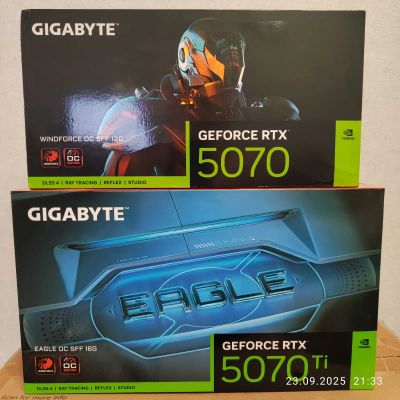 Лот: 25791100. Фото: 1. Видеокарта Gigabyte RTX 5070Ti... Видеокарты