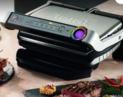 Лот: 25365736. Фото: 1. Электрогриль Tefal Optigrill... Кухонная