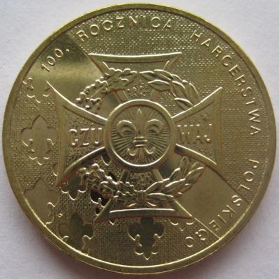 Лот: 11175969. Фото: 1. Польша 2 злотых 2010. 100-летие... Европа