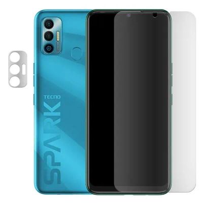 Лот: 24599698. Фото: 1. Защитное стекло Krutoff для Tecno... Защитные стёкла, защитные плёнки