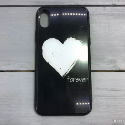 Лот: 12297227. Фото: 1. Чехол для iPhone X Стеклянная... Чехлы, бамперы