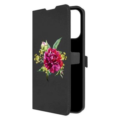 Лот: 25086058. Фото: 1. Чехол Krutoff Eco Book "Цветочная... Чехлы, бамперы