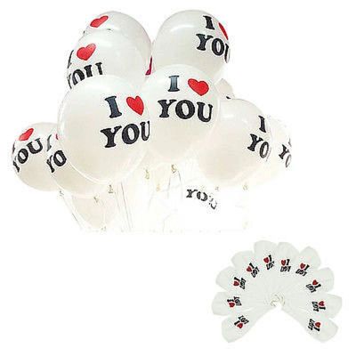 Лот: 6893160. Фото: 1. 10 Воздушных шаров I LOVE YOU. Воздушные шары