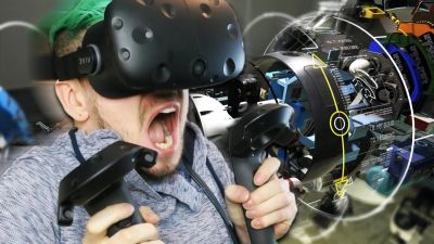 Лот: 9816166. Фото: 1. Шлем HTC Vive Виртуальная реальность... Другое (периферия)