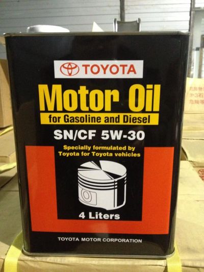 Лот: 7120927. Фото: 1. Toyota motor oil 5W30 SN/GF Масло... Масла, жидкости