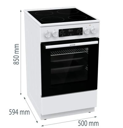 Лот: 25338766. Фото: 1. Электрическая плита (50 см) Gorenje... Плиты, духовые шкафы, варочные поверхности