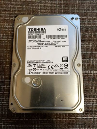 Лот: 25431400. Фото: 1. Жесткий диск 1Тб. Жёсткие диски (HDD)