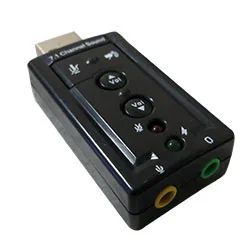 Лот: 5012591. Фото: 1. USB аудиокарта с кнопками регулировки... Звуковые карты