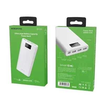 Лот: 20748993. Фото: 1. Power Bank (30000 mAh) Borofone... Внешние, портативные аккумуляторы для смартфонов (Power bank)