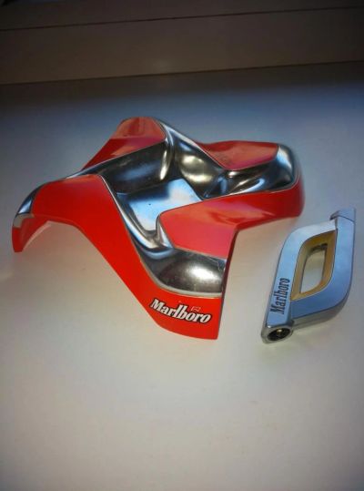 Лот: 5104484. Фото: 1. Пепельница и зажигалка Marlboro. Подарки на 23 февраля