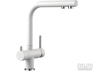 Лот: 12966365. Фото: 1. Смеситель Blanco Fontas II белый. Смесители