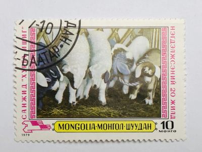 Лот: 23316600. Фото: 1. Животные. Искусство. Монгольские... Марки