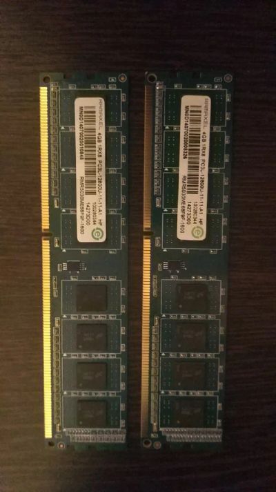 Лот: 18376003. Фото: 1. DDR3 Ramaxel 8gb 2 планки по 4гб... Оперативная память
