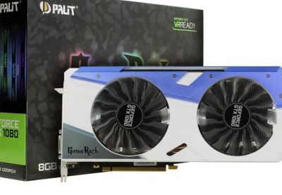 Лот: 18685674. Фото: 1. Видеокарта Palit GeForce GTX 1080... Видеокарты