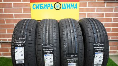Лот: 23336286. Фото: 1. Royal Black Royal Mile 215/60... Шины