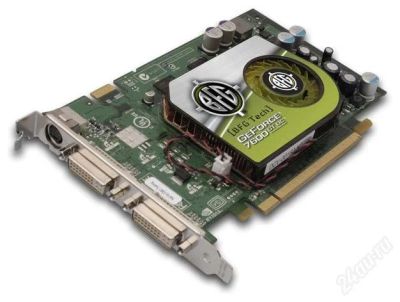 Лот: 1180660. Фото: 1. Видеокарта GeForce 7600 GT. Видеокарты