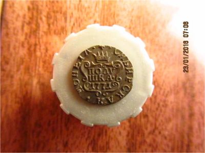 Лот: 6797176. Фото: 1. полушка Е-2 1771г. Россия до 1917 года