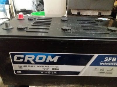 Лот: 22561370. Фото: 1. Аккумулятор CROM 225а/ч европолярность... Аккумуляторы