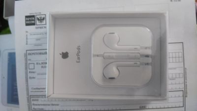 Лот: 7552228. Фото: 1. earpods md827zm/b. Красноярск