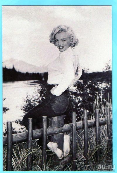 Лот: 17947146. Фото: 1. Marilyn Monroe/Мэрилин Монро-глянцевая... Открытки, конверты