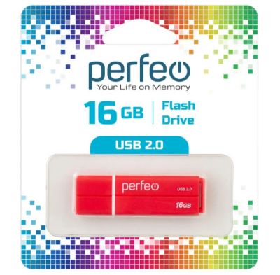 Лот: 24948470. Фото: 1. Флеш-накопитель USB2.0 16Gb Perfeo... USB-флеш карты