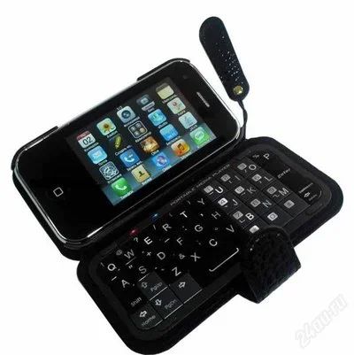 Лот: 961072. Фото: 1. iPhone 3G T2000 qwerty - 2sim... Кнопочные мобильные телефоны