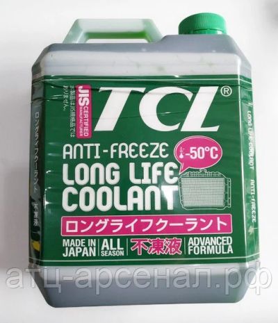 Лот: 16256966. Фото: 1. Антифриз TCL LLC -50 Green 4L... Масла, жидкости