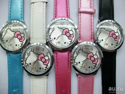 Лот: 9081239. Фото: 1. Часы Hello Kitty. Оригинальные наручные часы