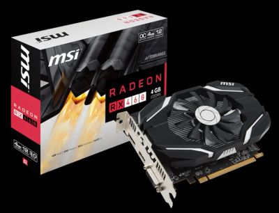 Лот: 10354852. Фото: 1. MSI Radeon RX 460 4Gb. Видеокарты