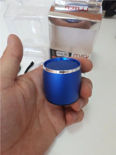 Лот: 11690889. Фото: 1. колонка Mini Speaker РТН Синяя. Портативные, беспроводные колонки