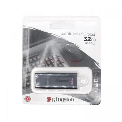 Лот: 22980847. Фото: 1. USB 32Gb Kingston Exodia чер/бел... USB-флеш карты