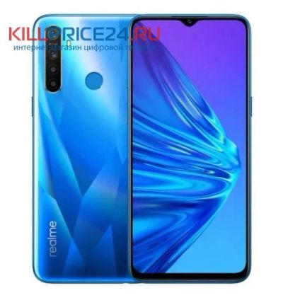 Лот: 16418823. Фото: 1. Realme 5 3/64GB, синий кристалл. Смартфоны