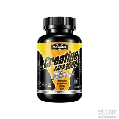 Лот: 9279671. Фото: 1. Креатин maxler creatine caps 1000... Спортивное питание, витамины