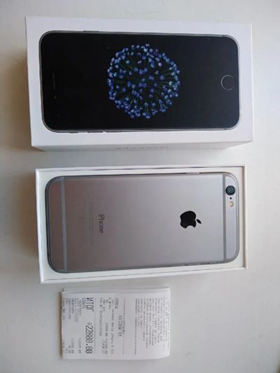 Лот: 15839680. Фото: 1. iphone 6 32gb полный комплект... Смартфоны