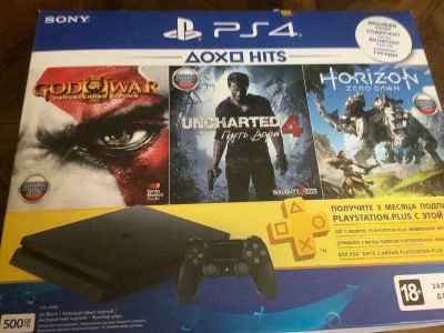 Лот: 20023461. Фото: 1. Playstation 4 slim 500Гб. Игровые приставки, консоли