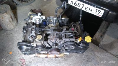 Лот: 11863879. Фото: 1. subaru forester SF5 (двигатель... Двигатель и элементы двигателя