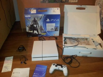 Лот: 4617042. Фото: 1. Sony PlayStation 4 белая бестия... Игровые приставки, консоли
