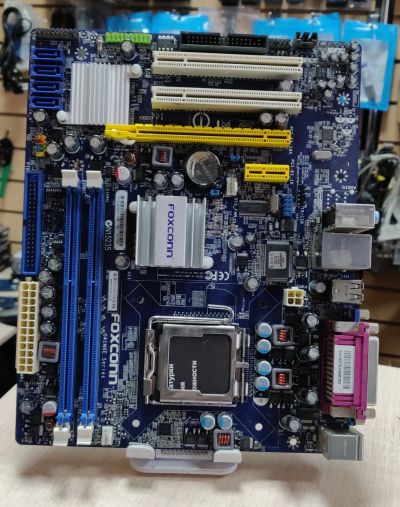 Лот: 21074620. Фото: 1. Мат. плата Foxconn G41MXE /mATX... Материнские платы