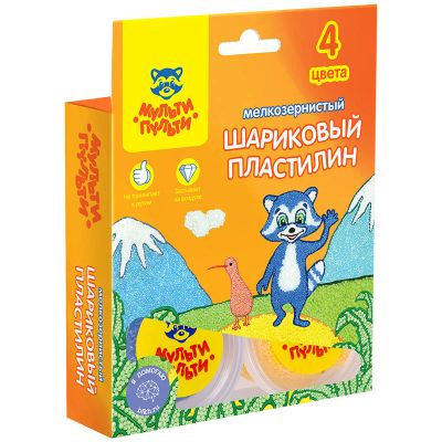 Лот: 15676718. Фото: 1. Пластилин шариковый Мульти-Пульти... Для лепки