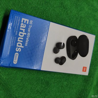 Лот: 18435014. Фото: 1. Помята упаковка Xiaomi Redmi AirDots... Наушники, гарнитуры