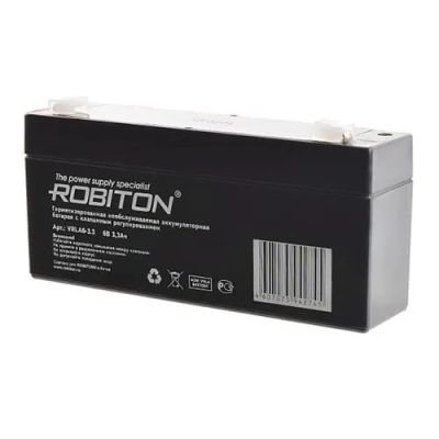 Лот: 15546009. Фото: 1. АКБ 6v-3,3Ah Robiton VRLA6-3.3... Батарейки, аккумуляторы, элементы питания